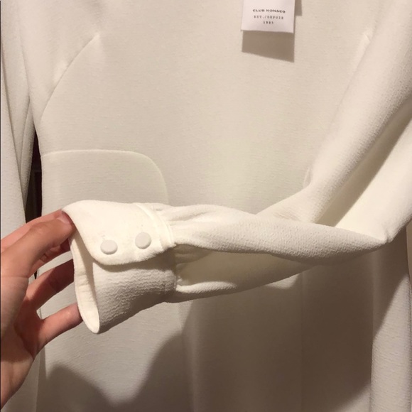 NWT White Club Monaco Dress - bridal grad summer - Picture 3 of 8